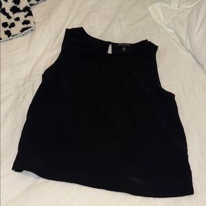 Eileen fisher silk small Black Sleeveless Tank Top shell